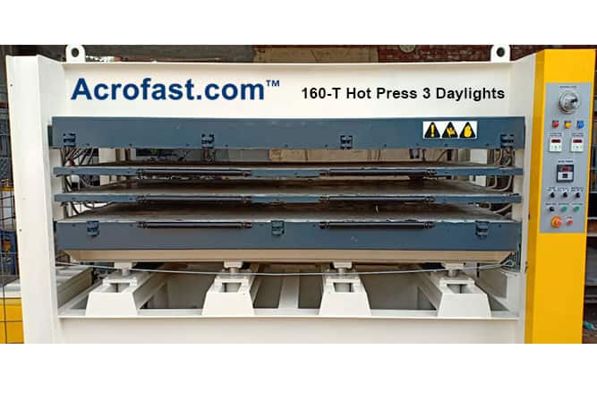 Hot Press Machines 120 & 160 Tons